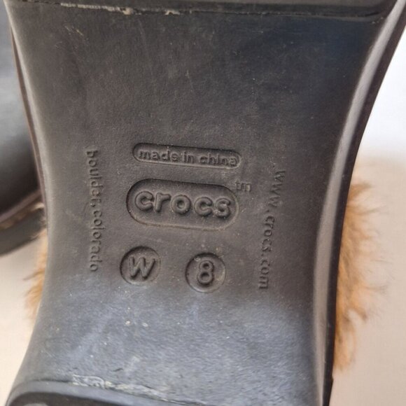 Crocs Womens Cobbler Nubuck Shoes Women 8 - Picture 4 of 8